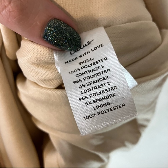 LULU’S Glamorous Arrival Rose Gold Sequin Midi Tulip Dress - Picture 13 of 13